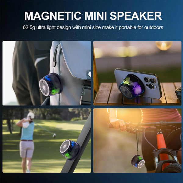 Speaker Bluetooth Magnetic With Qi Charging D2035