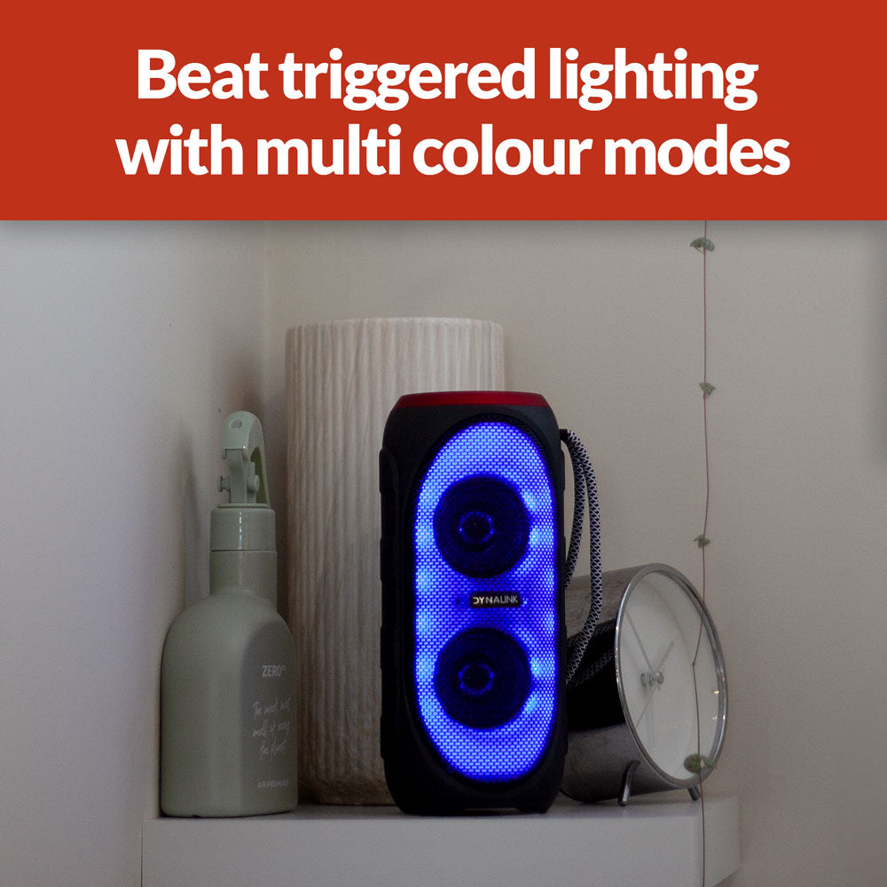 Speaker Bluetooth Portable 10W RGB LED D2045