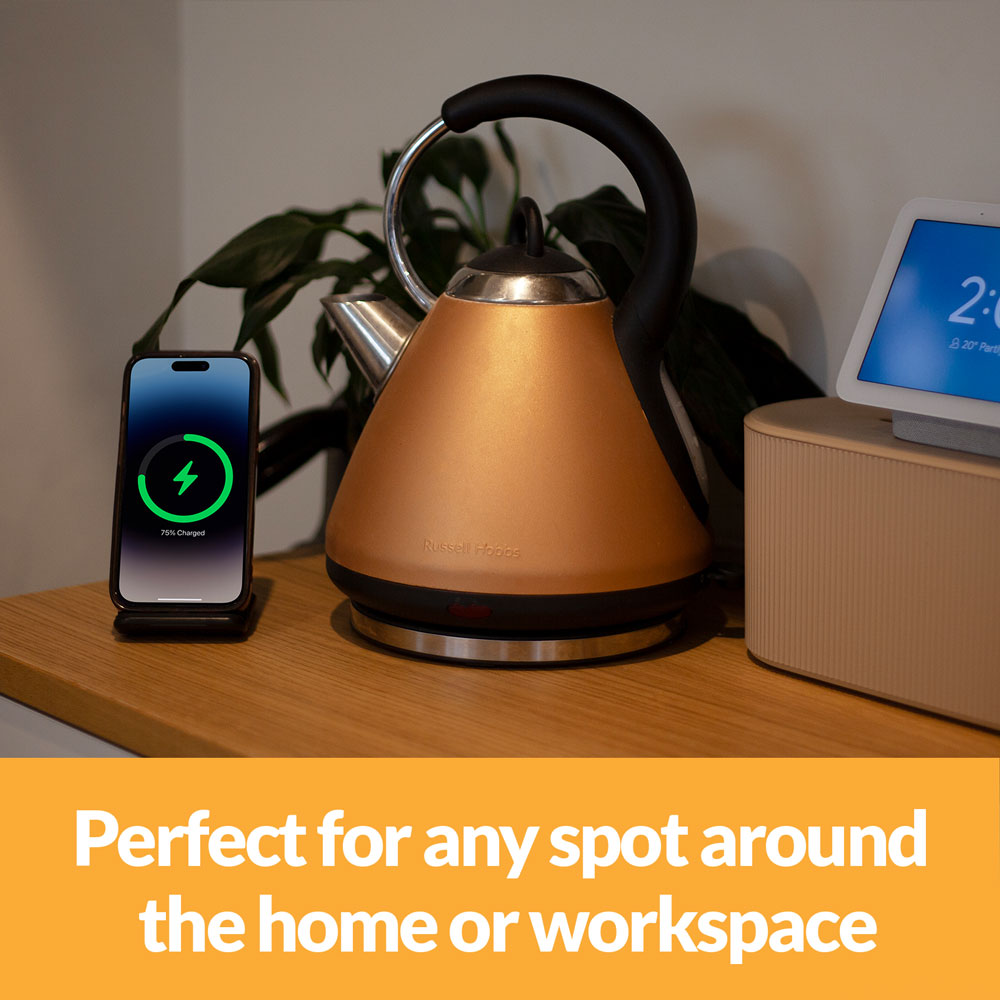 Wireless 15W Qi USB Phone Fast Charger Desk Stand D2324