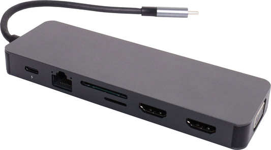 USB 3.1 Type C 13 In 1 Laptop Docking Station Hub D2364