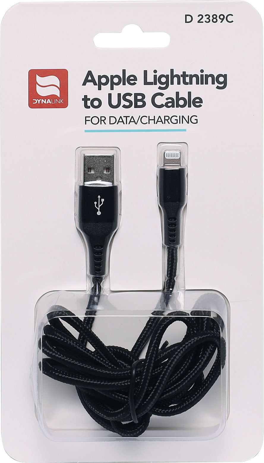 Data/Charging Cable Apple Lightning To USB 1.5m D2389C