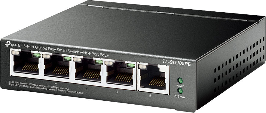 Networking TL-SG105PE 5 Port Gigabit PoE Switch D4211