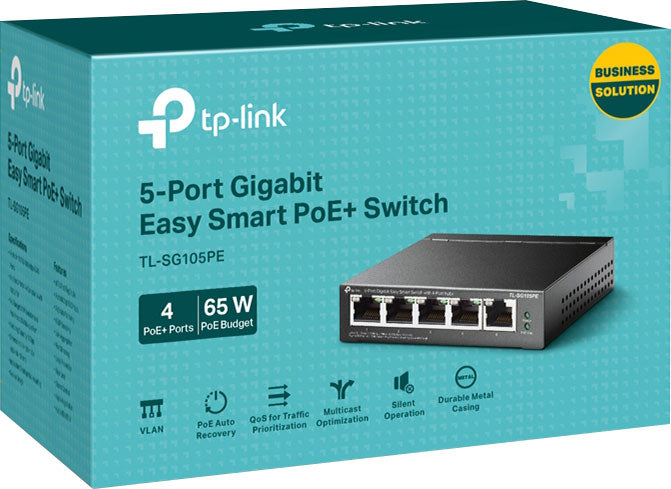 Networking TL-SG105PE 5 Port Gigabit PoE Switch D4211