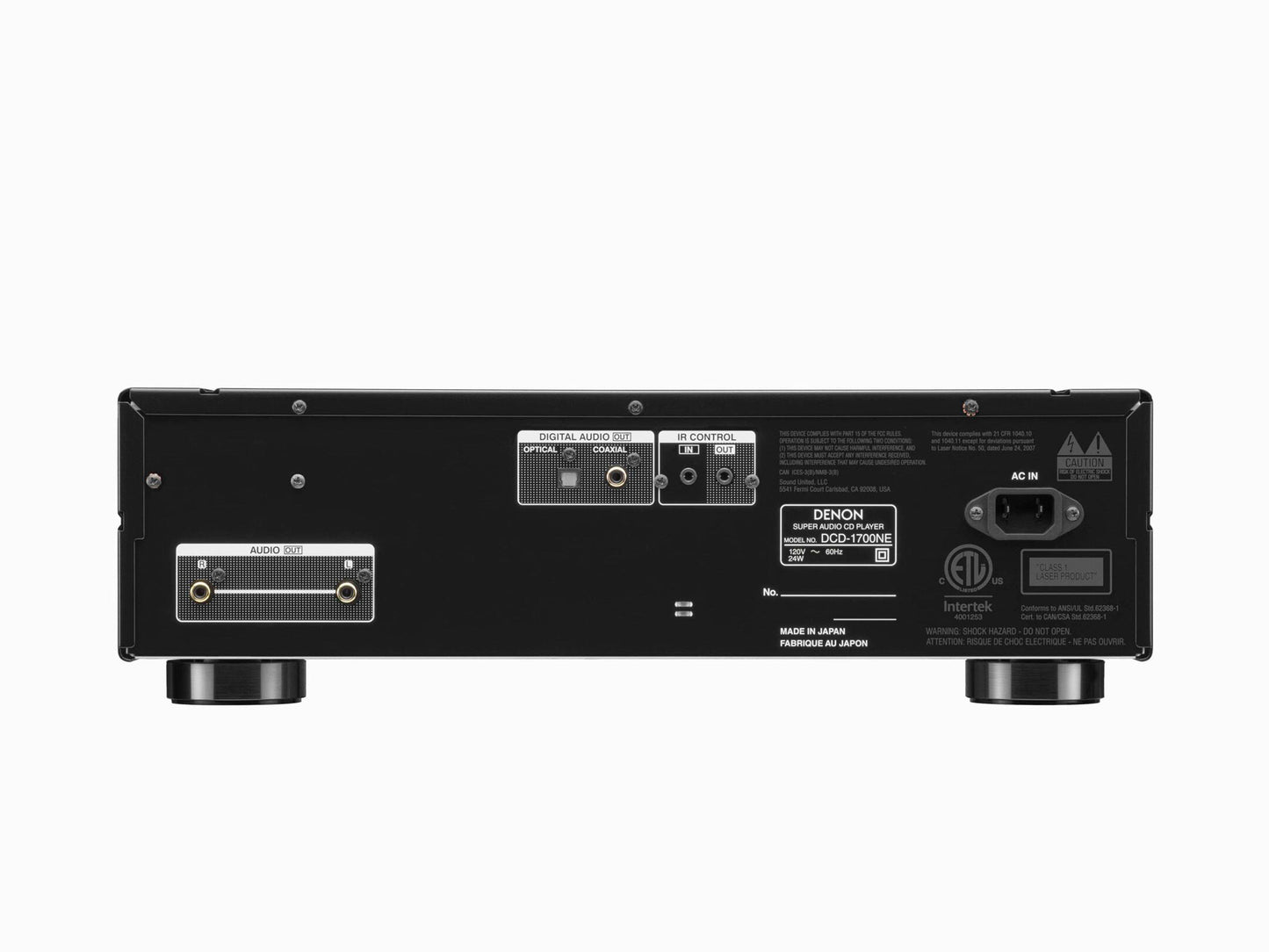 Denon DCD-1700NE CD/SACD Player DCD-1700NE