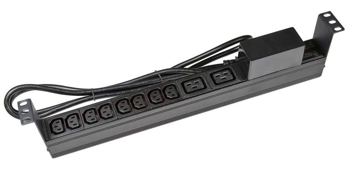 Power Boards & Filters 10 Outlet Horizontal IEC C20 Input PDU DH0924