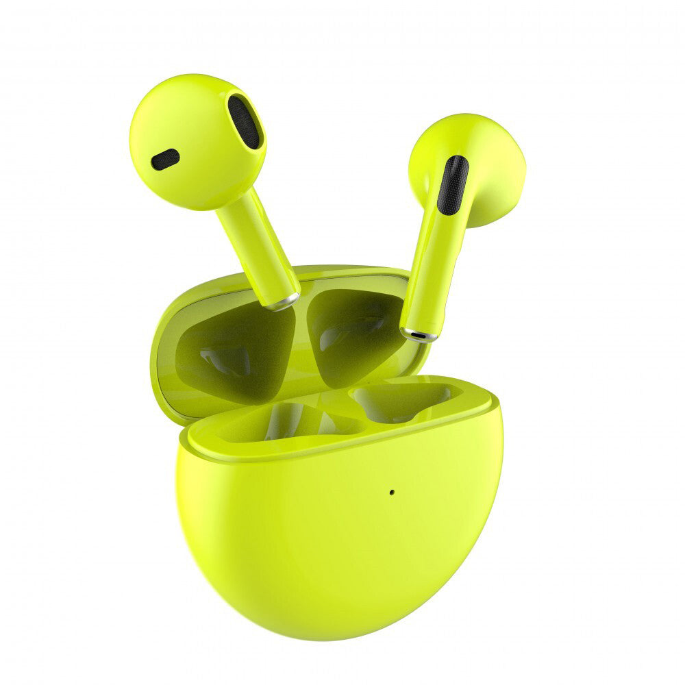 Headphones Laser Tws Earphones Glow In Dark Yellow EPS-KTWSGO-YL