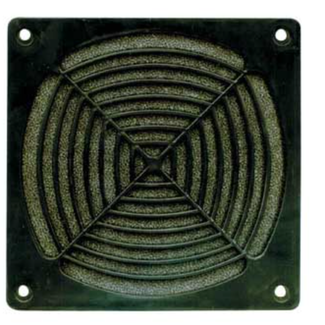 Fan Guard With Filter Plastic 120mm F1034