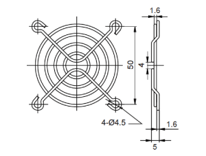 Fan Guard Metal 60mm F1042