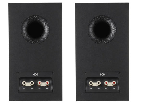 Bowers & Wilkins 606 S3 Stand-Mount Speakers Pair Black FP43907