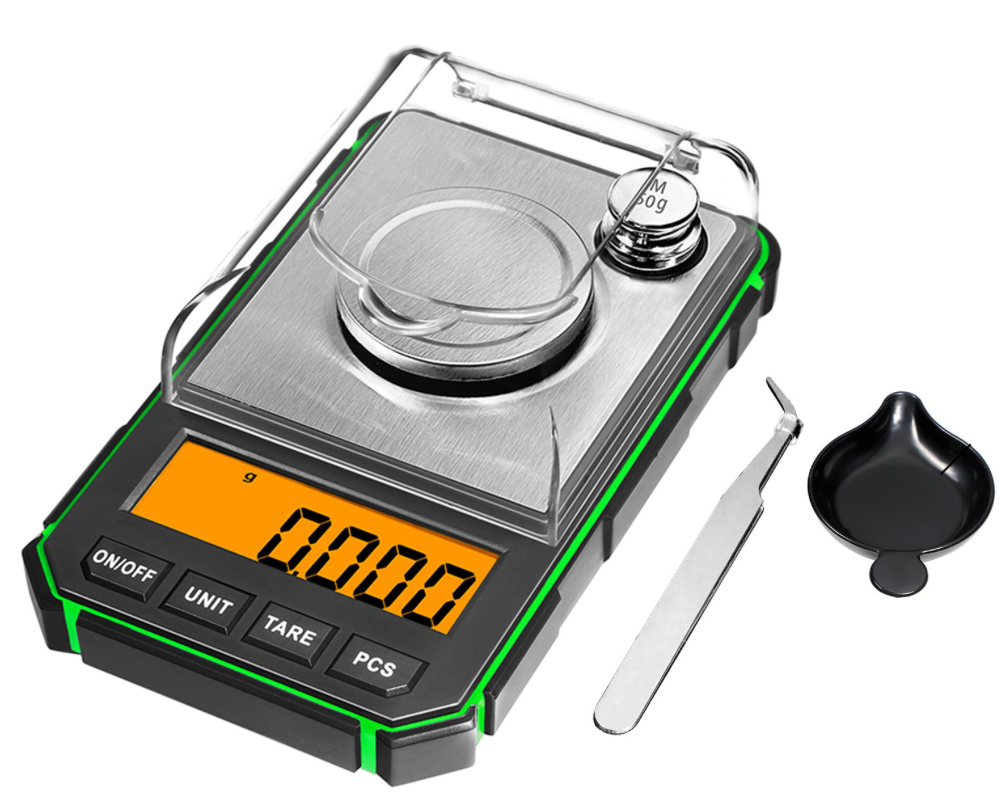 Fuzion Scales - High Precision Scale - 0.001 grams x 50 grams Green FSNHPGRN50-01
