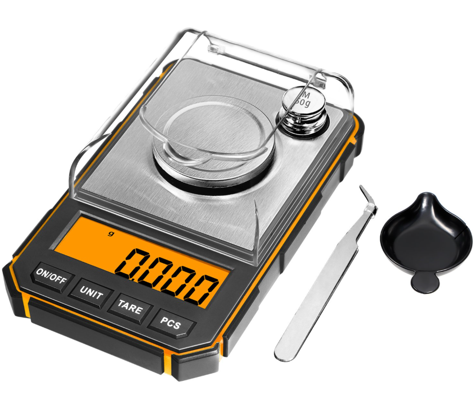 Fuzion Scales - High Precision Scale - 0.001 grams x 50 grams Orange FSNHPORG50-01