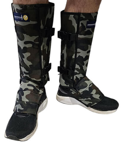 Snake Gaiters Green Camo Large 126834