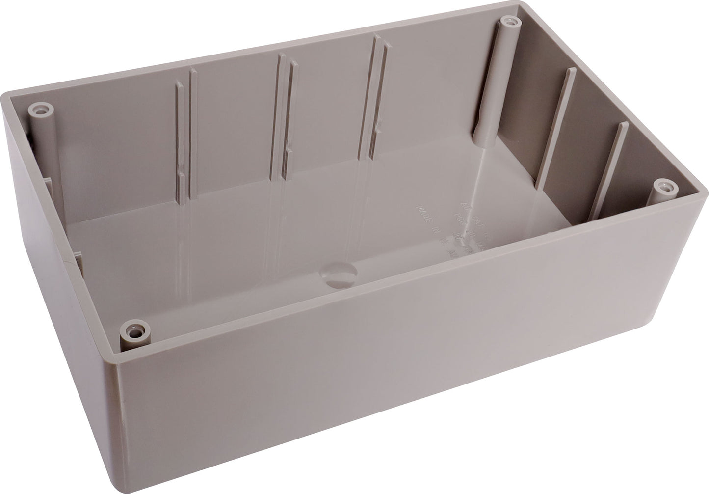 Enclosures & Boxes UB1 (157Lx95Wx53Hmm) ABS Jiffy Box Grey H0151