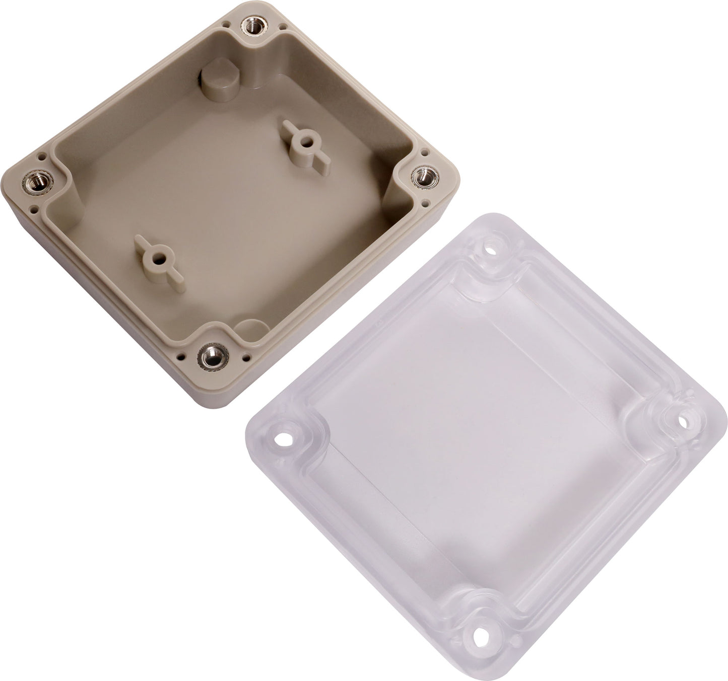 Enclosures & Boxes 65x60x28mm ABS Sealed Box with Clear Lid H0319