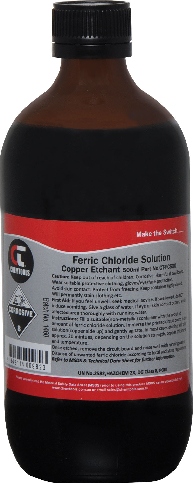 Protoyping Parts Ferric Chloride Copper Etchant 500mL H0800