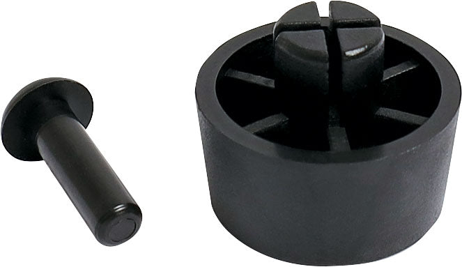 Feet 20mm Round Push In Plastic Pk 4 H0970
