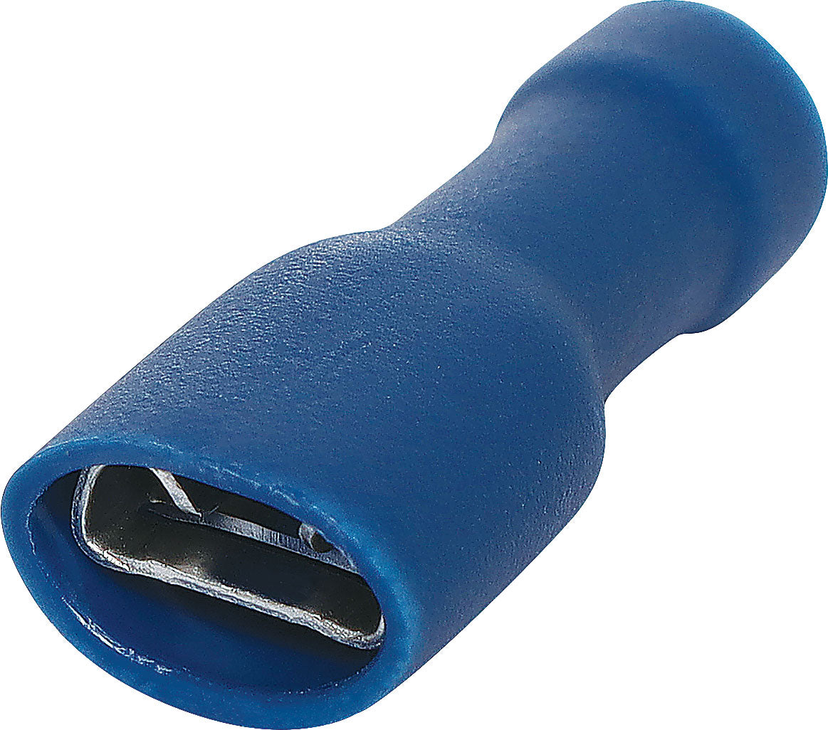 Crimps & Lugs Spade Crimp Female 6.3mm Blue Pk 1000 H2008B