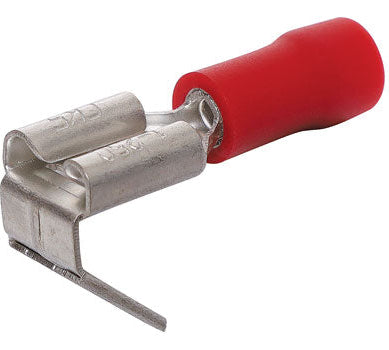 Crimps & Lugs Spade+Tab Crimp Female 6.3mm Red Pk 10 H2011B