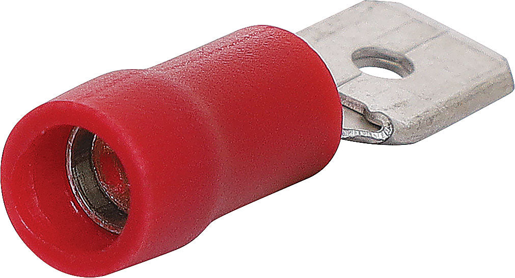 Crimps & Lugs Spade Crimp Male Red 6.3mm Pk 10 H2021B