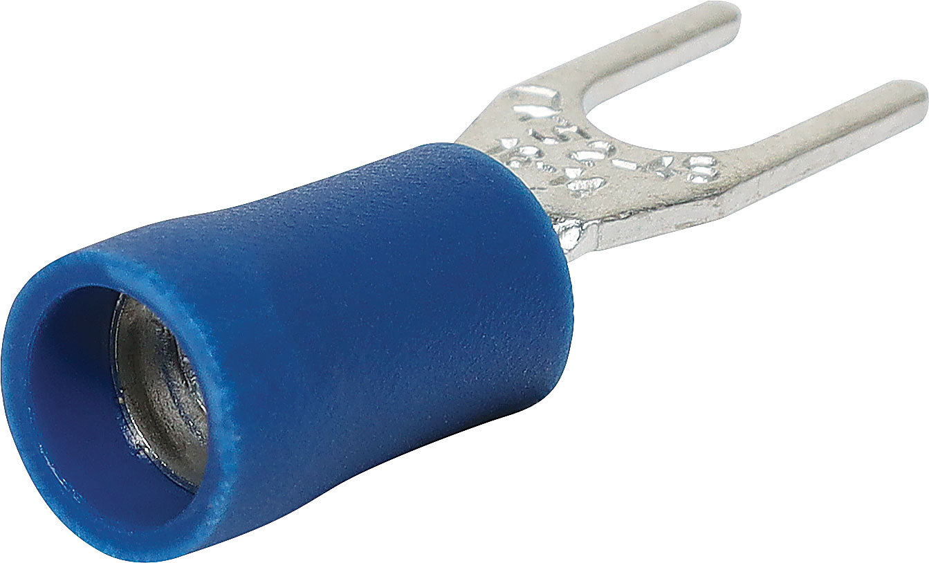 Crimps & Lugs Fork Crimp 4mm Blue Pk 10 H2081B