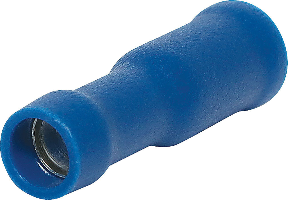 Crimps & Lugs 4mm Female Bullet Crimp Blue Pk 10 H2126B