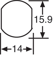 Cable Grommets 7.4-8.2mm Black Cord Grip Grommet Pk 1000 H4273