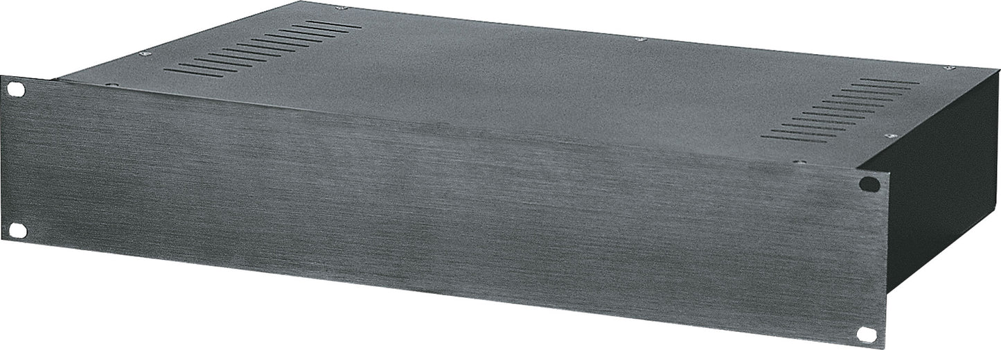 Rack Case 2U Black Aluminium Front Panel 19" H5032