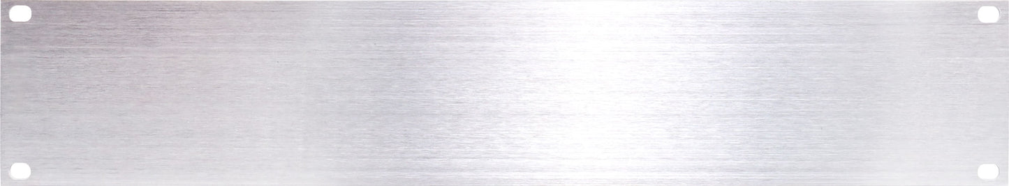 Rack Panel 2U Raw Aluminium 19" Rack Panel H5112