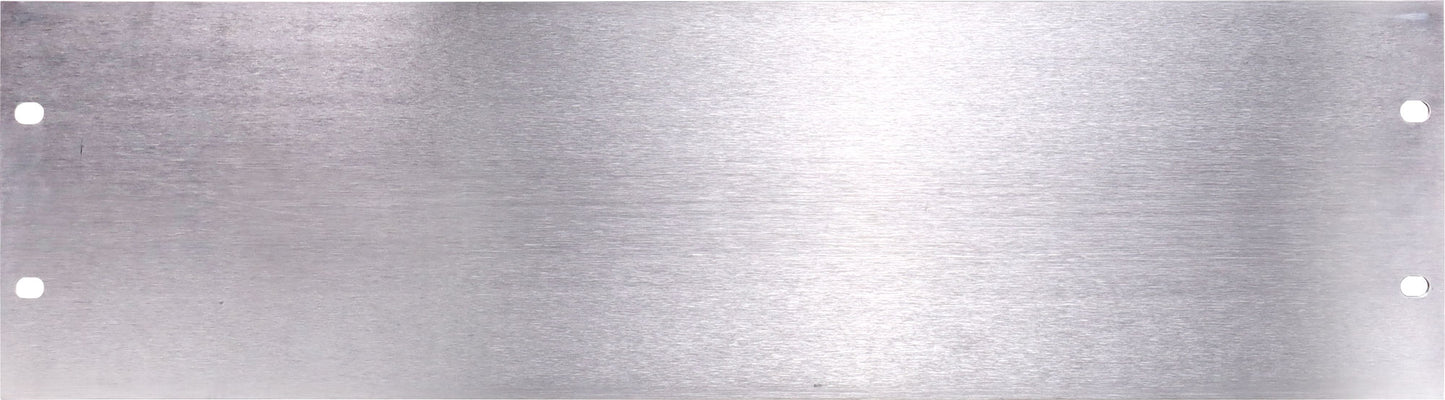Rack Panel 3U Raw Aluminium 19" H5113