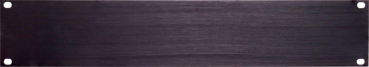 Rack Panel 2U Black Anodised Aluminium 19" H5132