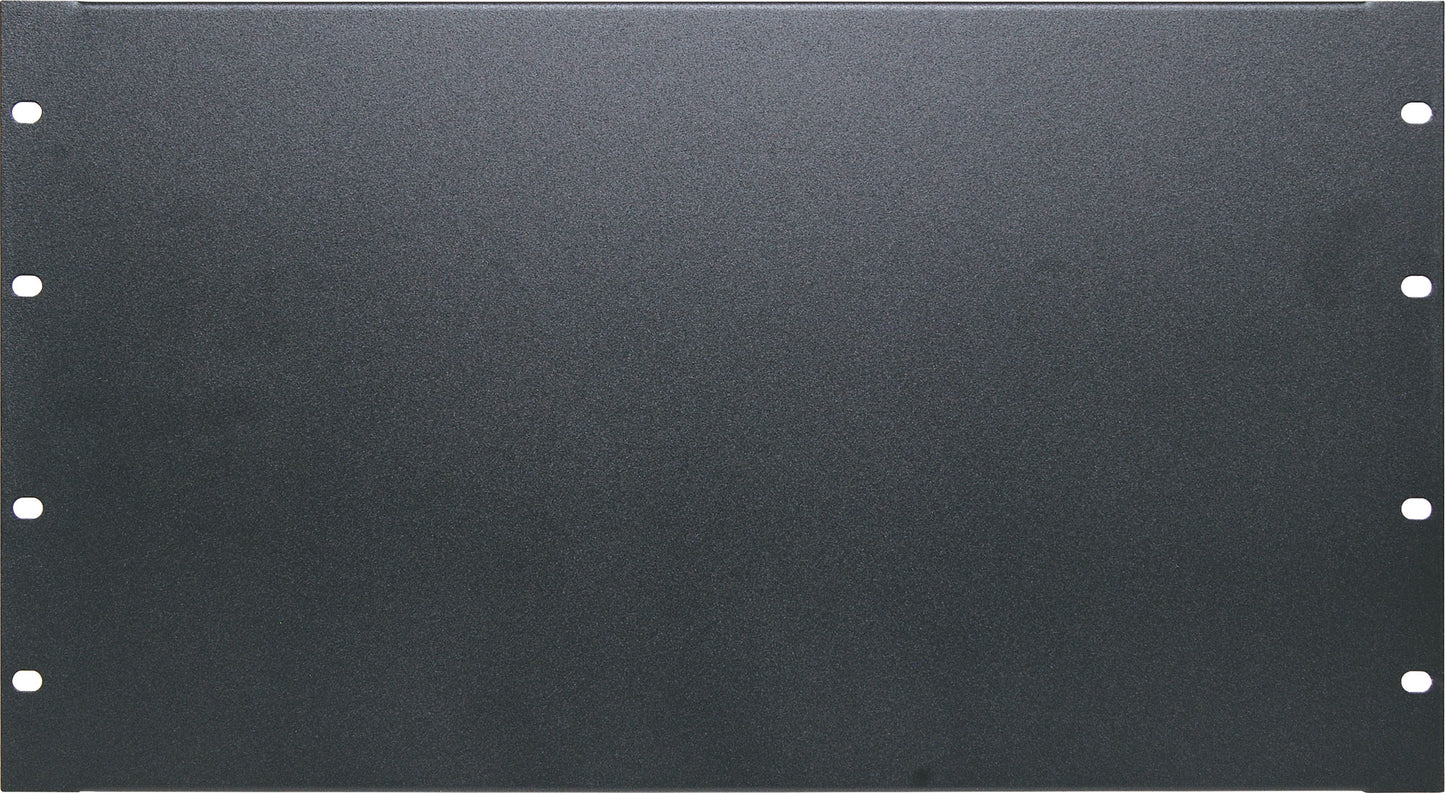 Rack Panel 6U Black Steel 19" H5146A
