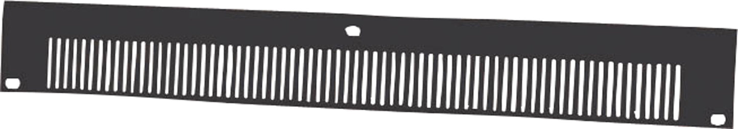 Rack Panel 1U Black Steel Reinforcement 19" H5160