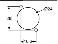 Rack Panel 2U XLR 24 Way Patch Panel 19" H5172