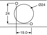 Rack Panel 1U 12 Way 'D' Series Connector 19" Patch H5171