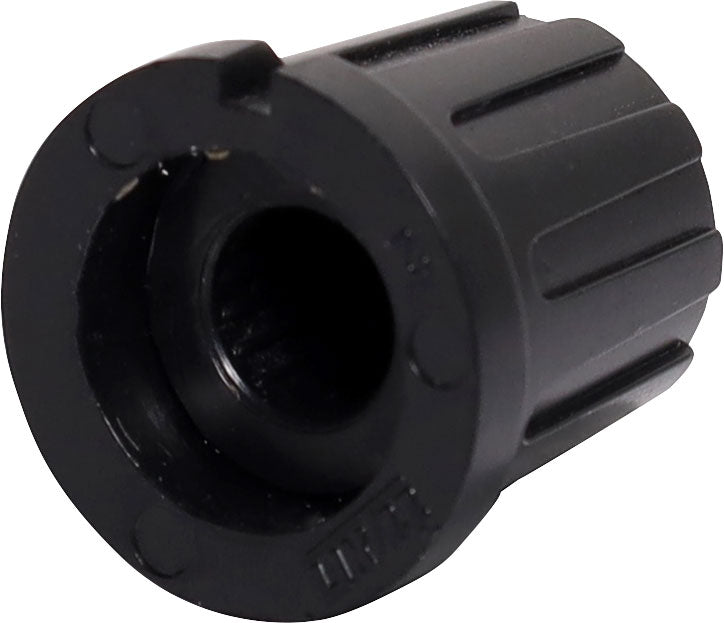 Knob 18t Spline Pvc 15mm Black H6540A