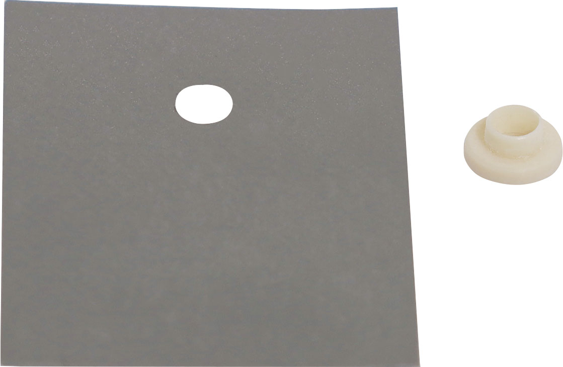 Transistor Insulator & Mount Adhesive Silicone Rubber TO-3P Insulation Kit Pk 4 H7320