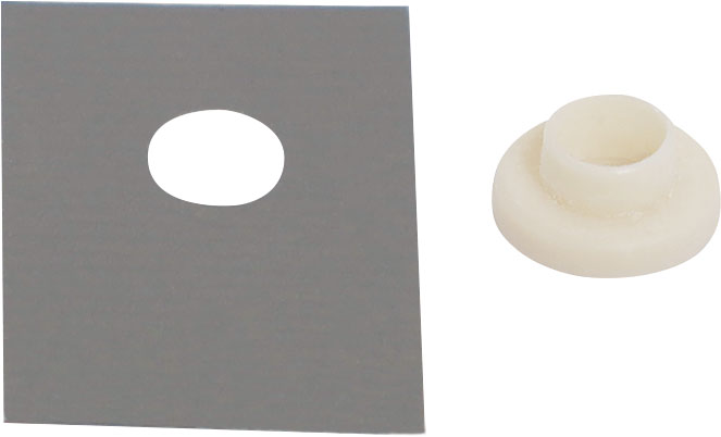 Transistor Insulator & Mount Adhesive Silicone Rubber TO126 Insulation Kit Pk 4 H7330