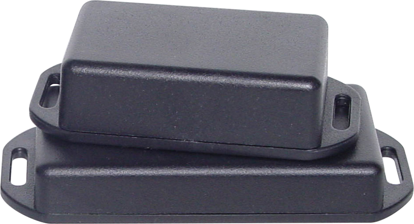 Enclosures & Boxes 50Lx50Wx20Hmm Mini Flange Mount ABS Box H9014