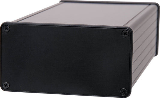 Enclosures & Boxes 220x103x53mm Black Aluminium Instrument Case H9125
