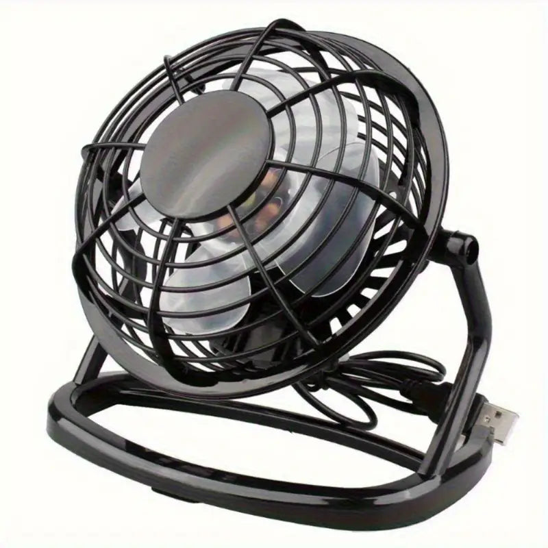 Fan USB Desk With 360 Adjustable Settings - Black HG4097136