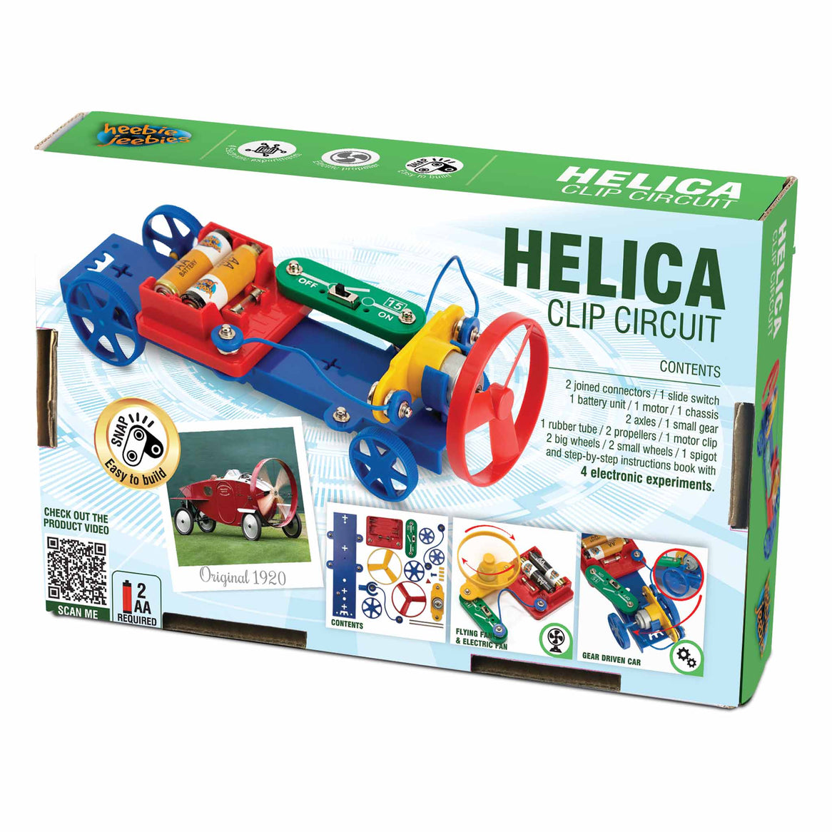 HEEBIE JEEBIES Clip Circuit Small Helica Electronic Car Kit HJ-0031