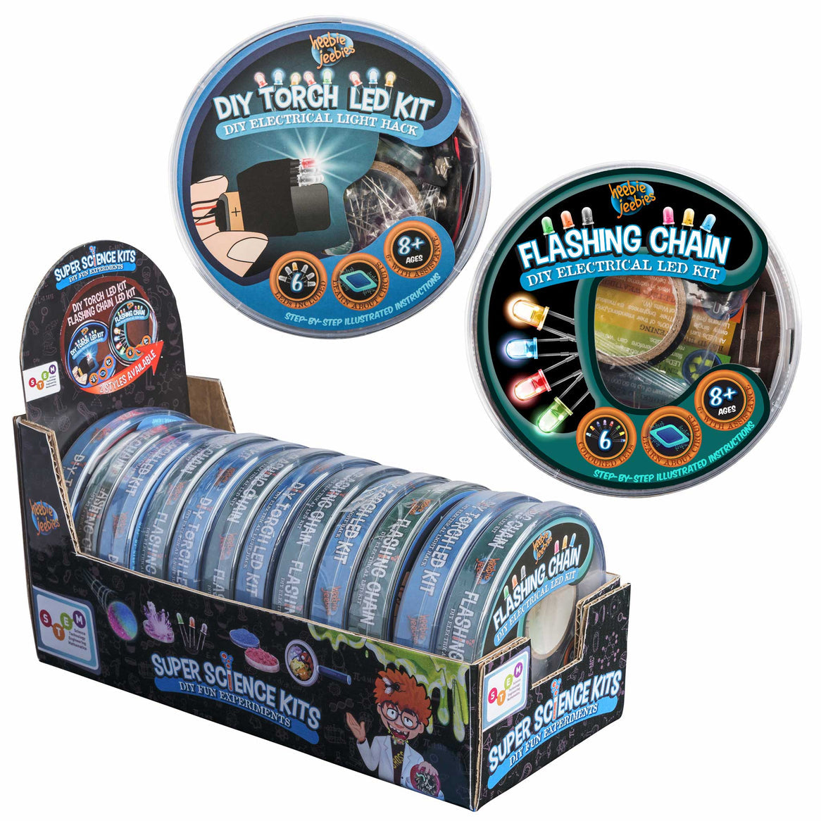 HEEBIE JEEBIES Petri Kit | LED Grafitti Kit | DIY Lighting Electronics Kit HJ-0063