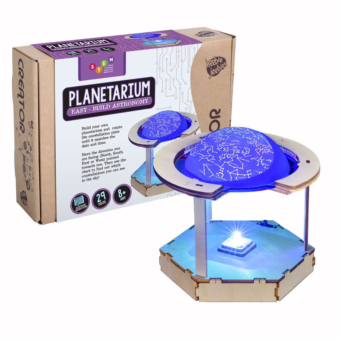 HEEBIE JEEBIES Planetarium DIY Astronomy HJ-1802