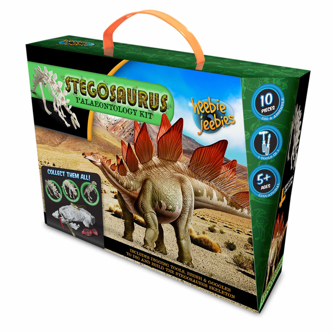 HEEBIE JEEBIES Stegosaurus Palaeontology Kit HJ-1852
