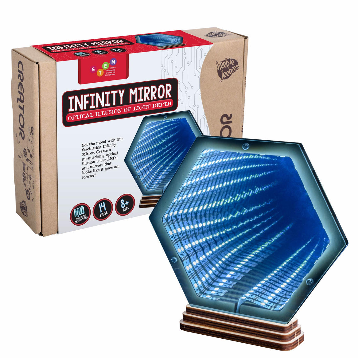 HEEBIE JEEBIES Infinity Mirror DIY Lighting Illusion HJ-1896