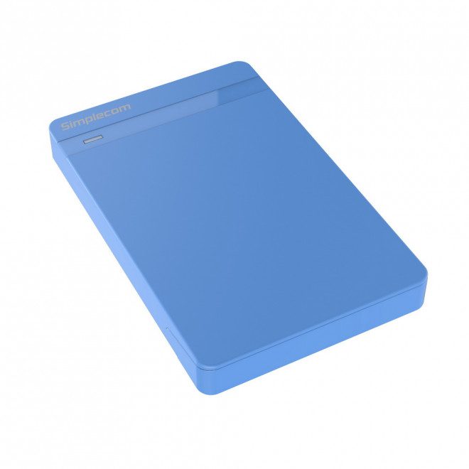 Simplecom SE203 Tool Free 2.5 SATA HDD SSD to USB 3.0 Enclosure – Blue HXSI-SE203-BLU