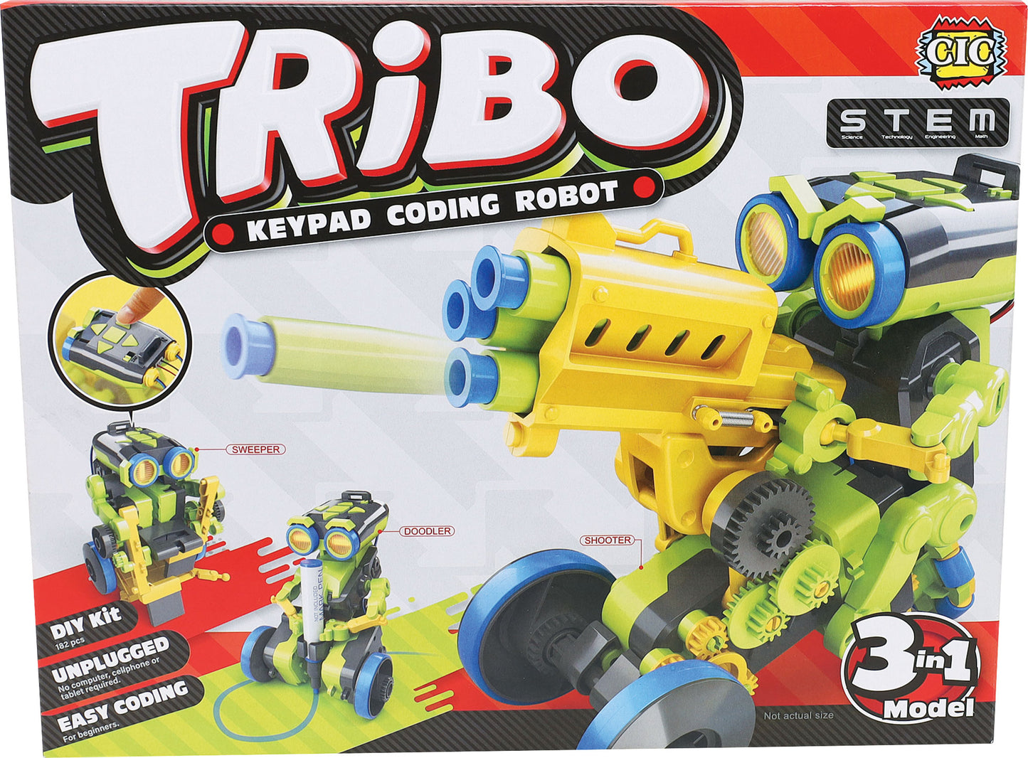 Robotics 3 In 1 Keypad Coding Robot Kit K1097
