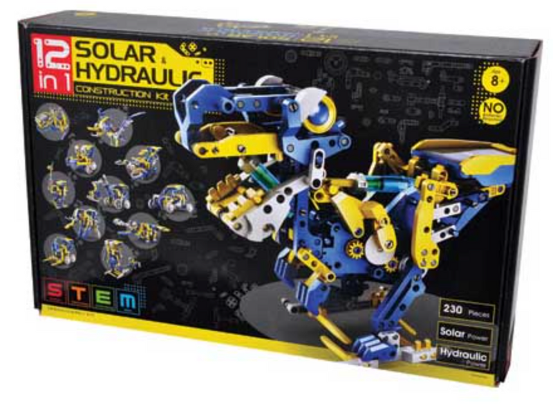 Solar Hydraulic Construction 12-in-1 Kit K1149