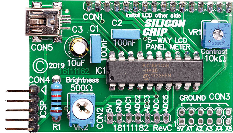 Power Kits Five-Way LCD Panel Meter Kit K2620