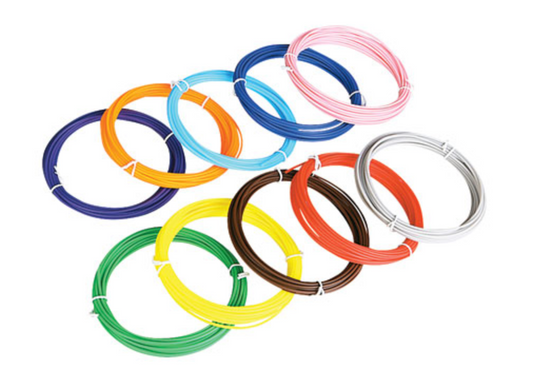 3D Filament PCL Multi Colour 10Pk 5m K8404